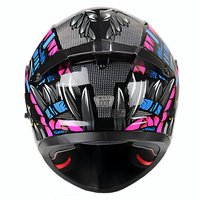 Casque de moto universel en ABS à double visière, toutes saisons, portable, sécurité, casque intégral pour adultes