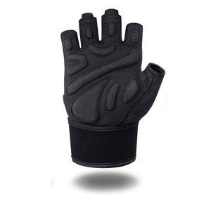 Guantes de gimnasio transpirables de piel de vaca, de medio dedo, para levantamiento de pesas, ciclismo, gimnasio y entrenamiento. - Product Image 6