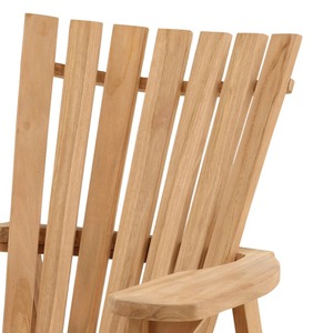 Sillas Adirondack de madera de teca con reposapiés - Muebles ecológicos para exteriores para complejos turísticos, villas y proyectos de hostelería - Product Image 6