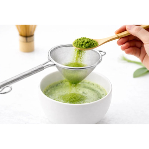 Luxury Glossy Silver <b>Tea</b> Strainer Floral Bowl Design Metal <b>Tea</b> Filter Fine Mesh Loose Leaf <b>Tea</b> <b>Infuser</b> Premium Tool Shiny Polish - Product Image 6