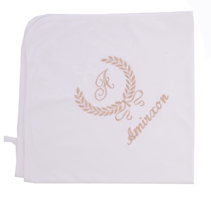 ผ้าห่มราเชลถักจากผ้าฝ้ายคุณภาพสูง ดีไซน์หรูหราทันสมัย ลายดอกไม้สีขาว ใช้ได้ทุกฤดู พกพาสะดวก สบาย - Product Image 3