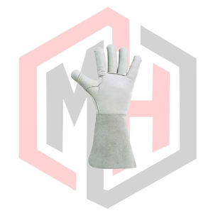 ถุงมือเชื่อม TIG หนังวัวแท้ ทนทาน ป้องกันการฉีกขาด ป้องกันการบาด ป้องกันไฟ ป้องกันความร้อน ป้องกันไฟฟ้าสถิตย์ ขนาด 11 - Product Image 2