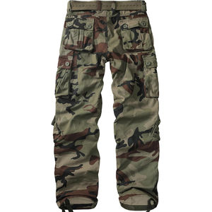 Camouflage Canvas <b>Cargo</b> Pants for Men Dark Wash Lightweight Breathable with Elastic Waist Designed for <b>Work</b> Outdoor Activities - Product Image 4