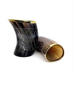 Natural Buffalo Horn Shot <b>Vodka</b> Tequila Mini <b>Glasses</b> Eco-Friendly Handmade Modern New Year Drinking Cup - Product Image 5