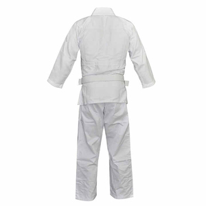 Uniforme de Judo Blanco, 100% Algodón, Corte Holgado, Unisex, Adulto, Resistente, Teñido Liso, Transpirable, Tela de 480g, Impresión por Transferencia de Calor - Product Image 3