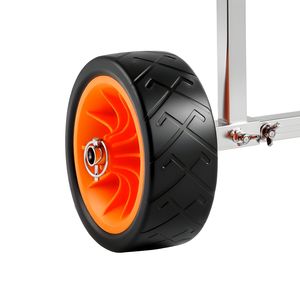 Carrello per Kayak con Capacità di Carico di 250 Libbre, Smontabile, Carrello per Canoa con Ruote in Gomma Piena da 7,5 Pollici e Cavalletto - Product Image 3