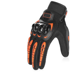 ถุงมือแข่งรถแบบกำหนดเอง ถุงมือหนังป้องกันสำหรับขับขี่มอเตอร์ไซค์ แข่งรถ ขับขี่จักรยาน โกคาร์ท สำหรับทุกเพศ - Product Image 2