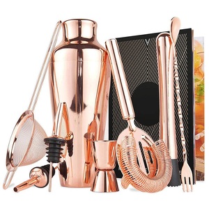 Colección de Experiencia de Cócteles con Acabado en Cobre, con Herramientas para Servir Bebidas, para Entretener Invitados y Crear Ocasiones Memorables - Product Image 4