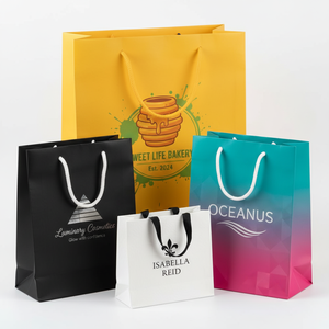 Bolsas de Papel de Doble Pared Reciclables Ecológicas de Lujo con Logotipo Impreso Personalizado y Laminación para Uso en Supermercados - Product Image 4