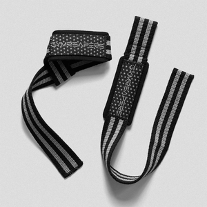 Custom weight lifting straps D-<b>ring</b> gym fitness workout training session deadlift pull up gymnastics powerlifting Gym Straps OEM - Product Image 1