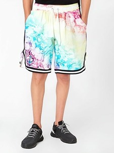 Shorts de basketball pour hommes BSCI, personnalisés, imprimés par sublimation, style streetwear, en mesh, grande taille, séchage rapide, respirants, au-dessus du genou - Product Image 1