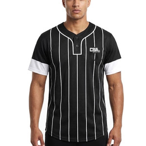 เสื้อเบสบอลผู้ชายที่กำลังมาแรงในตอนนี้ วัสดุที่ระบายอากาศได้ดีและน้ำหนักเบาสำหรับการเล่นกีฬากลางแจ้ง - Product Image 3