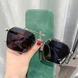 Tendance Voyage 2025 – Lunettes de soleil unisexes à monture métallique avec verres PC carrés et protection UV400 pour la conduite, la pêche et les activités de plein air - Product Image 1