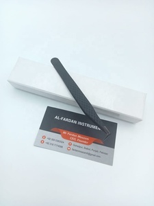 Tweezers For Lash Extension <b>Black</b> Plasma Tip 90 Degree Slim <b>Boot</b> Eyelash Volume Tweezer And Card Boxes Stainless Steel - Product Image 2