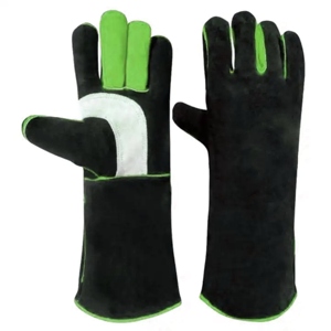 Guantes de Cuero Vacuno con Forro de Algodón, Protección Industrial para Soldadores, Resistentes al Fuego, Protección para Manos y Brazos - Product Image 6