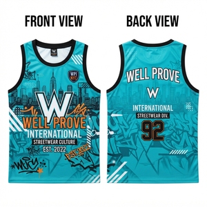 Maillot de sublimation personnalisé 160 GSM 100% polyester, tissu respirant en maille, séchage rapide, panneaux blancs et noirs, impression numérique intégrale sur le devant - Product Image 3