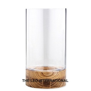 Portavelas Redondo de Acero Inoxidable y Vidrio con Acabado Dorado, Estilo Elegante, para Decoración e Iluminación del Hogar - Product Image 2