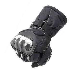 Hot Sale Leather Motorcycle Biker Gloves Customized Design Breathable Anti Slip Waterproof Touchscreen Compatible Racing Gloves - Product Image 3