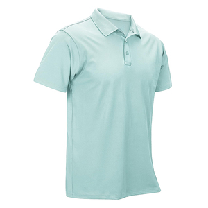 Polo de performance à manches courtes pour homme, séchage rapide, évacuation de l'humidité, idéal pour le golf, le tennis, les sports de plein air et le travail - Product Image 1