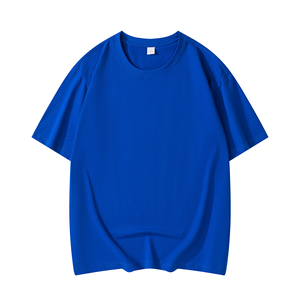 Camiseta informal de manga corta con cuello redondo, de algodón, de color sólido, extragrande para hombre, la más vendida y de mayor tendencia, para venta en línea. - Product Image 6
