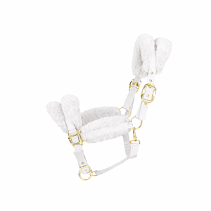 Harnais pour chevaux personnalisé en polaire rembourré, réglable, recouvert de fourrure, pour l'entraînement équestre - Product Image 6