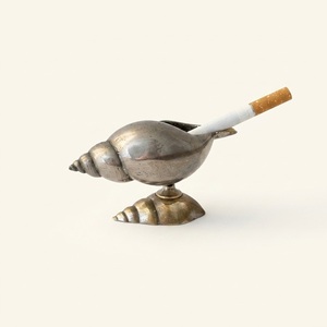 Cendrier carré de luxe en cuivre antique, cendrier de table vintage pour décoration intérieure et extérieure, maison, bureau, porte-cigarettes - Product Image 3