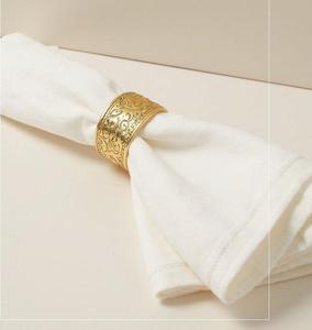 Exclusive Designer Brass Napkin <b>Rings</b> Handmade Luxury Table Napkin Holder for High End Dining Table and Hotel Decoration - Product Image 4