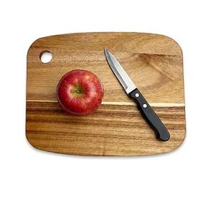 Magnifique planche à découper en bois massif en forme de pomme, plateau de service décoratif, parfait pour la décoration du comptoir de cuisine - Product Image 3