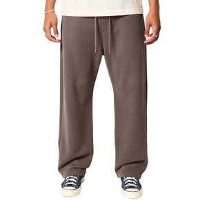 Nouvel Arrivage – Pantalon de survêtement décontracté 100 % coton, coupe ample, taille haute, respirant, séchage rapide, en molleton écologique avec cordon de serrage - Product Image 1