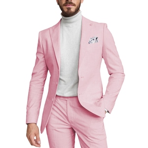 Traje de tres piezas refinado y moderno, confeccionado a medida para hombre, adecuado para eventos formales, uso en la oficina y reuniones profesionales. - Product Image 6