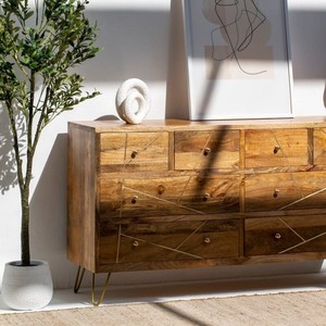 Cómoda de Madera Vandana Falcon Radiant-Drawers con Amplio Espacio de Almacenamiento para Interiores de Dormitorios Modernos - Product Image 2