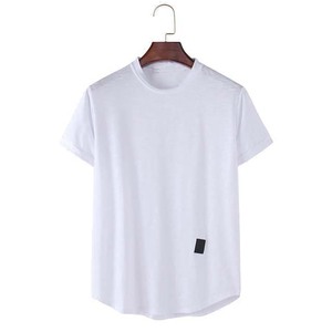 T-shirt décontracté streetwear pour homme, 100 % coton, 220 GSM, surdimensionné, anti-plis, vierge ou imprimé sérigraphié, personnalisable OEM, vente en gros - Product Image 3