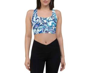 Soutien-gorge de sport confortable en Spandex/Nylon pour femme, personnalisable par sublimation, respirant, design unique, durable, maintien moyen, dentelle - Product Image 1
