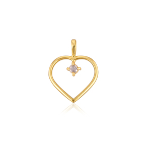 Trendy Heart Shaped Natural <b>Rainbow</b> Moonstone Brass Gemstone Pendant Classic Gift For Women - Product Image 1