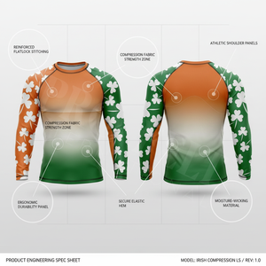 Camiseta de Compresión Cómoda 100% Poliéster OEM ODM, Estilo Personalizado, Moderna, de Manga Larga, para Atletismo, Running, Gimnasio, Protección contra Rozaduras - Product Image 2