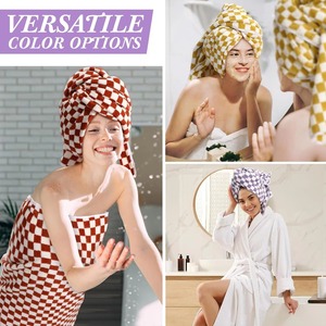 Serviette de plage en microfibre à carreaux, séchage rapide, rectangulaire, pour adultes, toutes saisons, style moderne, meilleur prix, prix bas - Product Image 5