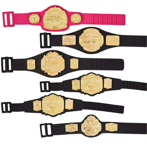 TNA Set de Dos Cinturones de Campeonato de Lucha Libre con Figuras de Acción, 6 Cinturones de Artes Marciales Personalizados Ecológicos de UFC, ANAAIF - Product Image 1
