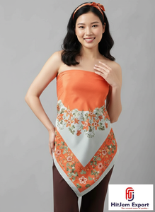 Foulards carrés de haute qualité tissu doux léger impression numérique personnalisée accessoires de mode élégants parfaits pour l'approvisionnement en vrac - Product Image 6