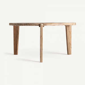 Table à manger élégante en teck massif, style moderne, rustique, luxueux, écologique, imperméable, pour la maison, les meubles et les restaurants - Product Image 2