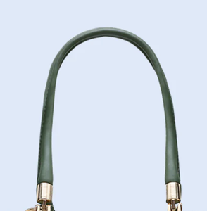 <b>Green</b> Quilted Leather Tote Bag Women Shoulder Handbag Zipper <b>Purse</b> Tassel Handle for Daily Outdoor Use - Product Image 3