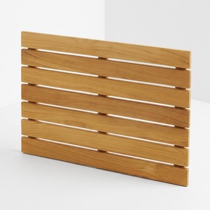 Custom Teak <b>Wood</b> Shower Mat Slatted Waterproof Floor <b>Board</b> Hotel Resort Bathroom Spa Wellness Project Procurement - Product Image 3