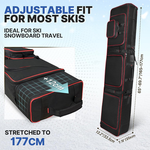 Vente directe d'usine, sac à snowboard pliable, nouveau style, qualité supérieure, sacs à snowboard légers - Product Image 2