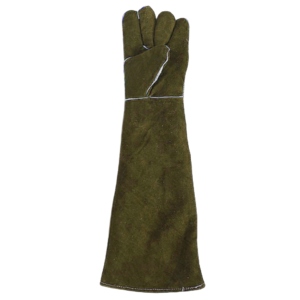 Gants de soudage en cuir de vachette pleine fleur de haute qualité, résistants aux coupures, protection des mains robuste, équipement de travail premium lisse pour soudeurs - Product Image 4