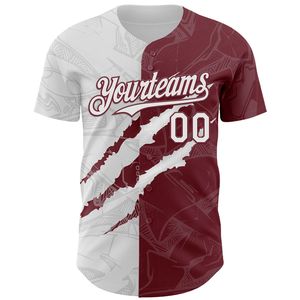 Maillot de baseball/softball personnalisé à boutons, uniforme d'équipe, antibactérien, manches courtes, col en V, bretelles en T, 100 % coton biologique - Product Image 6