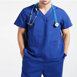 Tenues Médicales Élégantes Unisexe en Spandex/Polyester pour Médecins, Infirmières et Personnel Hospitalier – Modèle Épais avec Détection d'Aiguilles (ODM) - Product Image 1