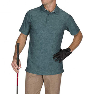 Wholesale High Quality <b>Button</b> Closure Breathable Casual Polo <b>Shirts</b> with Custom Logo Front <b>Half</b> Sleeve for Men Polo <b>Shirt</b> - Product Image 5