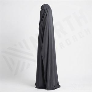 Vestidos Modestos Estilo Árabe, Vestido Largo con Diseño Islámico, Abaya Simple para Mujeres Musulmanas, Ropa de Moda Hecha de Chifón - Product Image 3