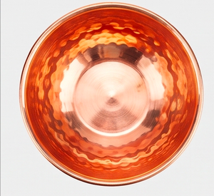 Cuenco de cobre pulido hecho a mano, diseño tradicional chino, plato para servir comida, cuencos metálicos para regalo, utensilios de cocina - Product Image 2