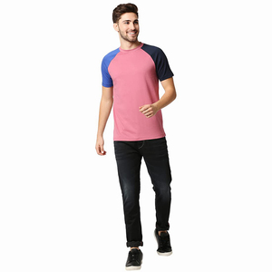 T-shirt Raglan de Baseball Personnalisé pour Homme, Manches Courtes, Col Rond, Coupe Classique, Style Décontracté, T-shirt de Sport - Product Image 4