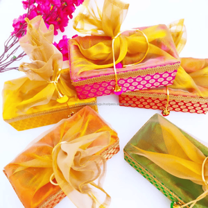 Indian Handmade Return <b>Gift</b> <b>Basket</b> Wedding Hamper Boxes Bridesmaid Shagun Favor Sweets, Candy, Chocolate Container Festive <b>Gift</b> - Product Image 1